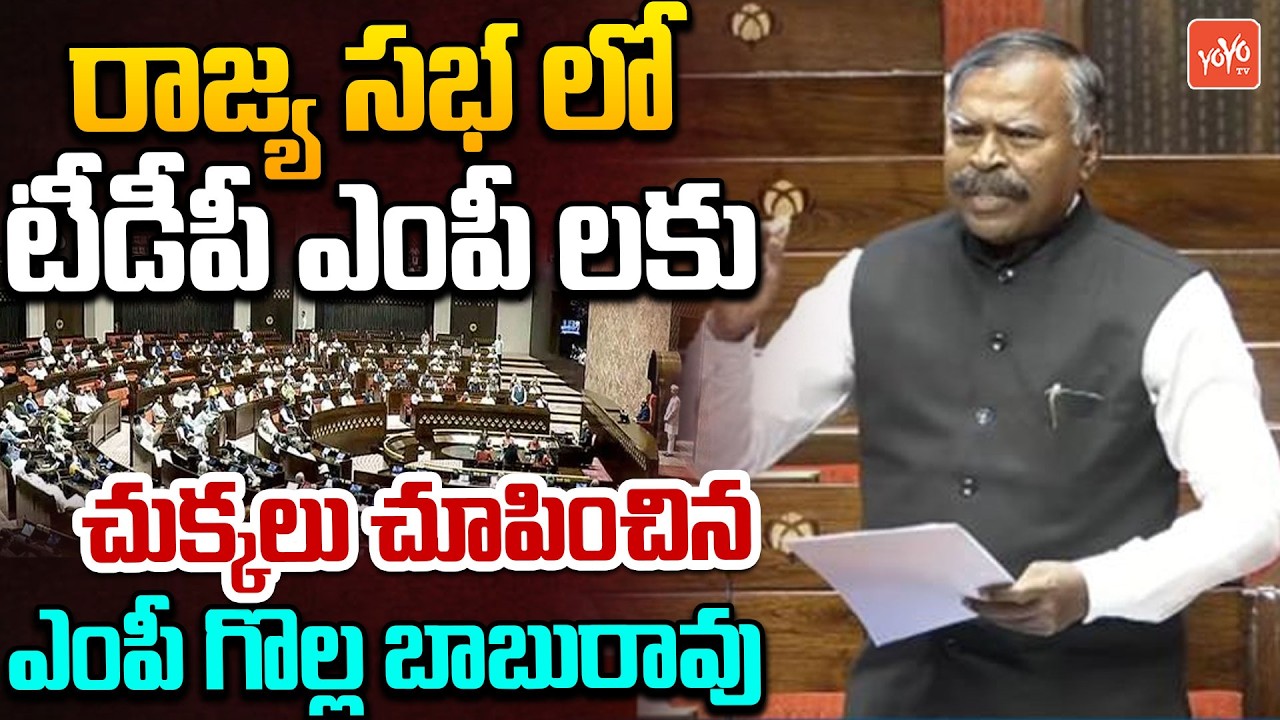 YSRCP MP Golla Babu Rao Strong Counter To TDP MP Masthan Rao Yadav Beeda in Rajya Sabha | YOYO TV