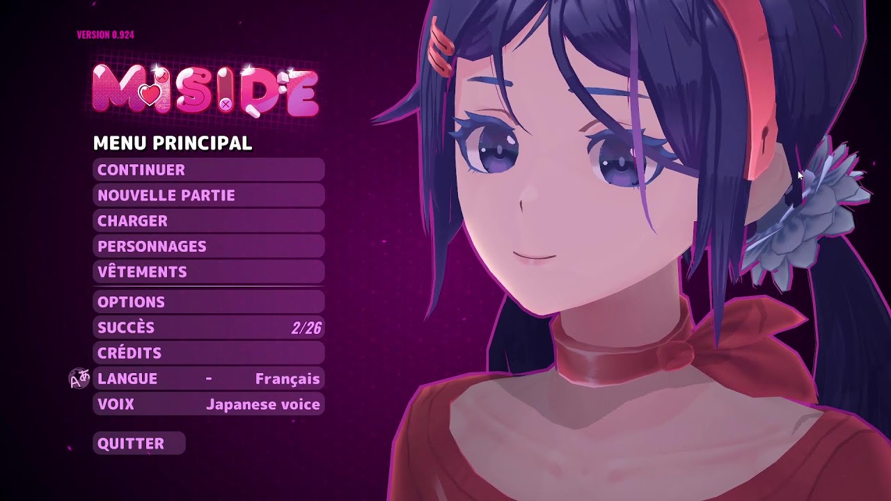 MISIDE : le  Mi Yandere Simulator Mi Jeu d'Horreur! Test avec casque YOWU Miku V2