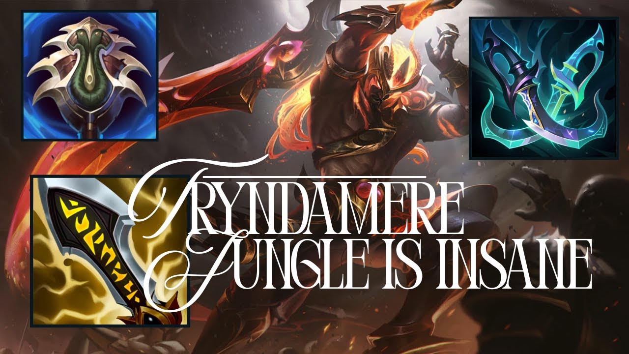 Tryndamere Jungle is SO Underrated (Too Much Potential) Legendary SOLO CARRY - 14 Kill Full Game
