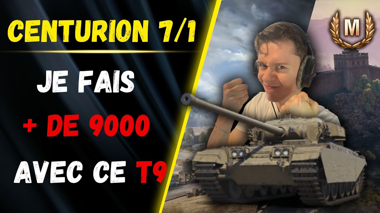🎬 Je fais + 9000 avec ce T9 ▶️ Commentary Centurion 7/1 ⚔️ [WOT-FR]