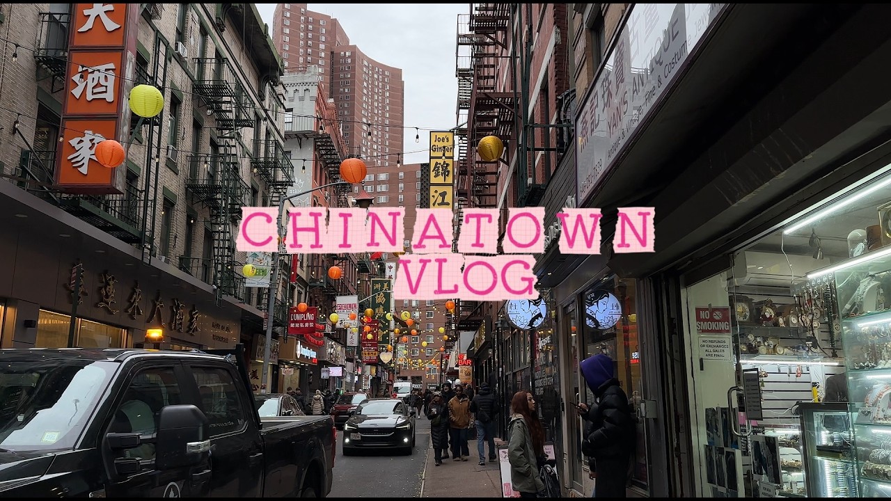Chinatown Vlog: What I Eat + Matcha, Exploring, Vintage Hunt, Viral Spots / NYC VLOG