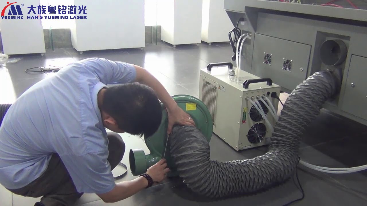 CMA1390 T laser cutting machine assembly video