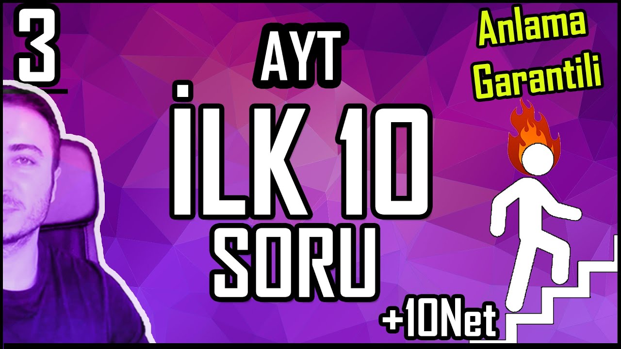 AYT ilk 10 Soru Serisi-3 / Bölme, Periyodik, Sayı Bulmacaları