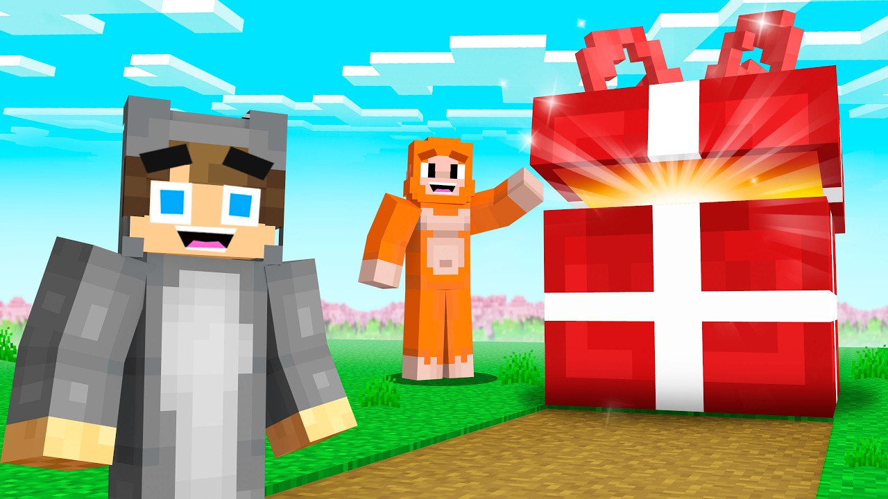 I SURPRISED My Best Friend in Minecraft Cherry Island