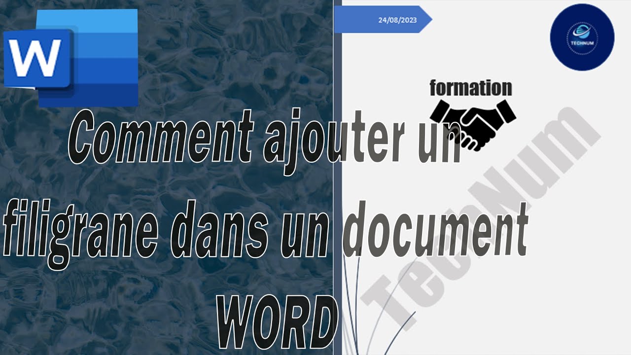 Comment ajouter un filigrane dans un document Word