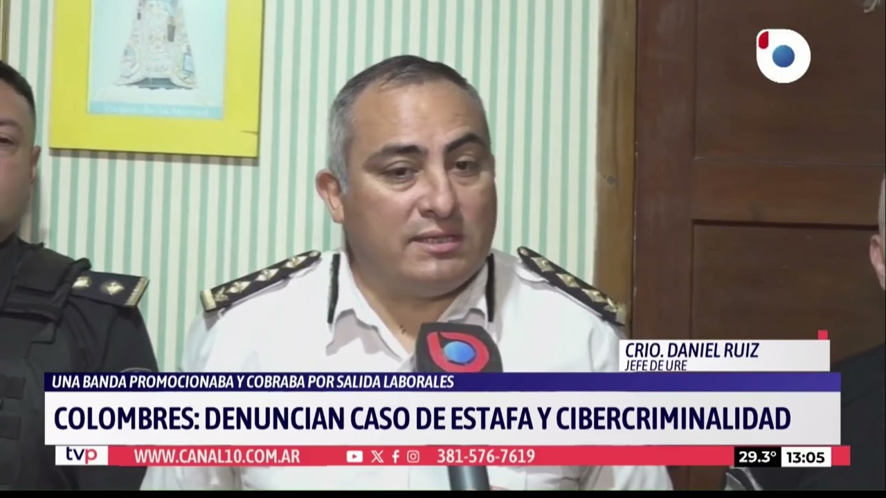 Investigan presunta estafa laboral en Colombres