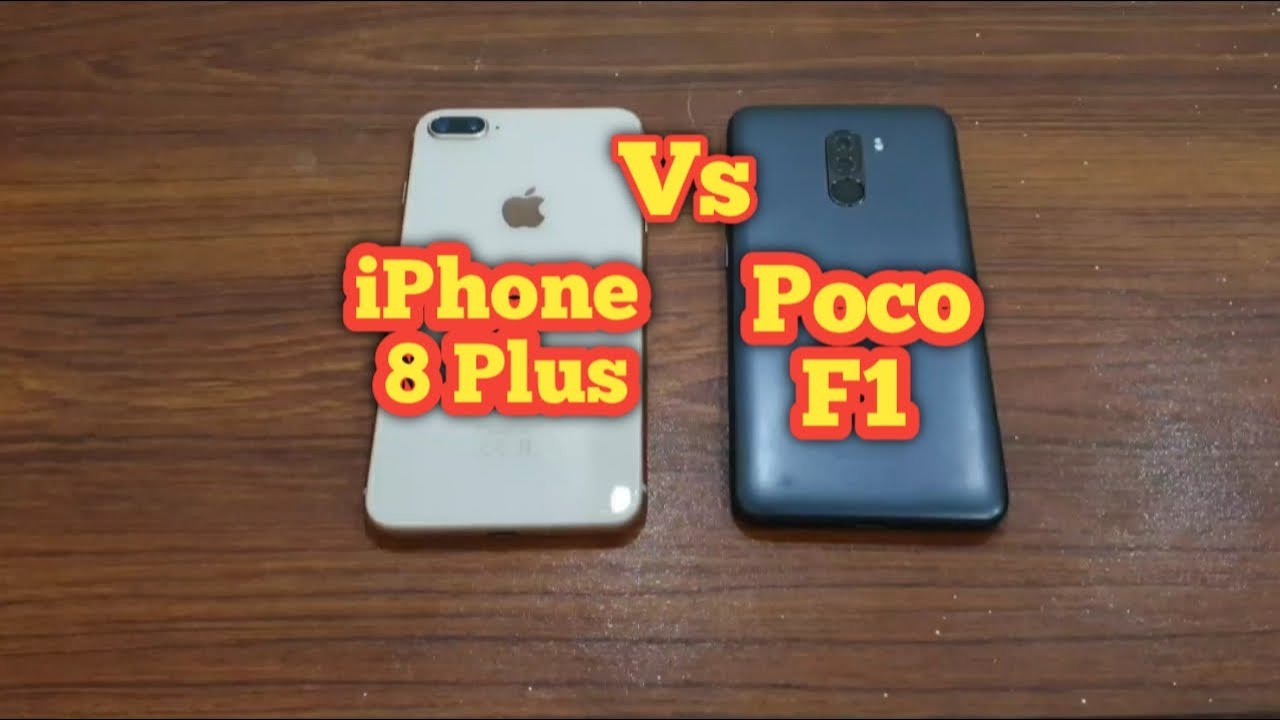 Speed test! Poco F1 Vs iPhone 8 Plus | Snapdragon 845 vs A11 bionic|