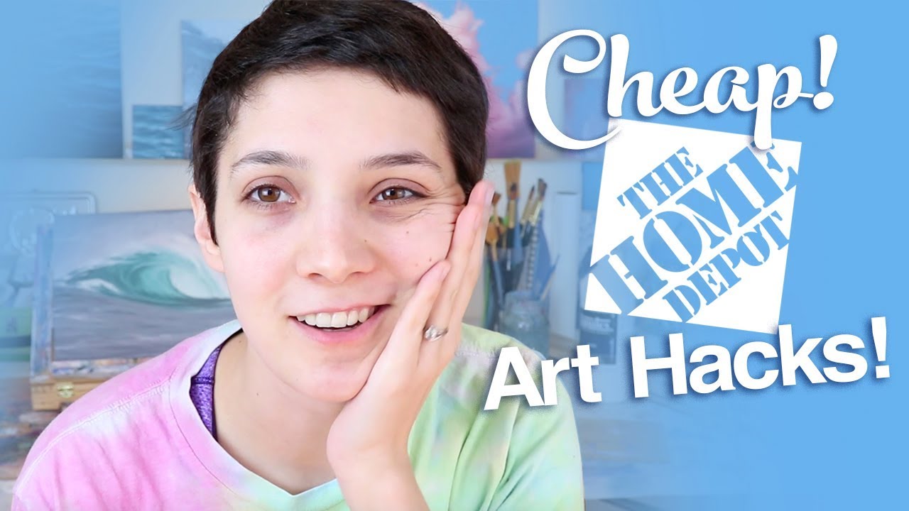 Cheap Home Depot Art/Painting Hacks!