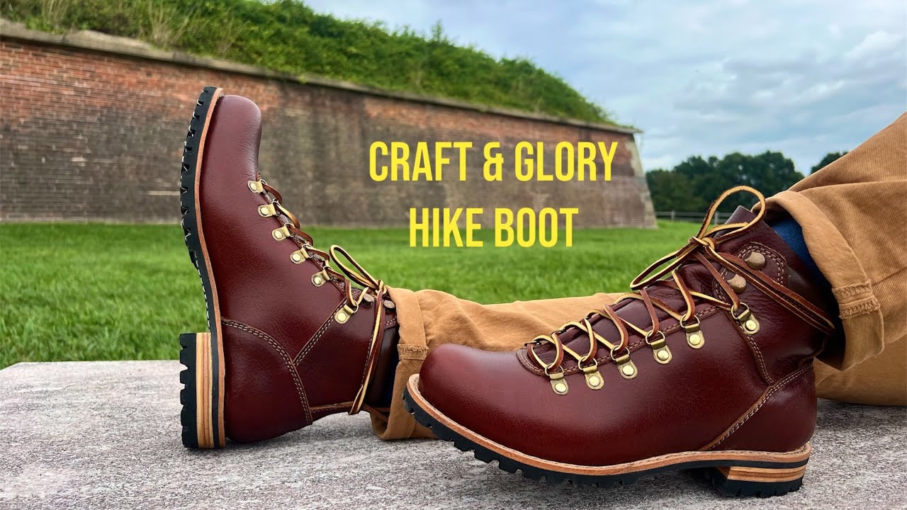 Походные ботинки Craft & Glory из вощеной шкуры буйвола цвета седла 🦬!!!!