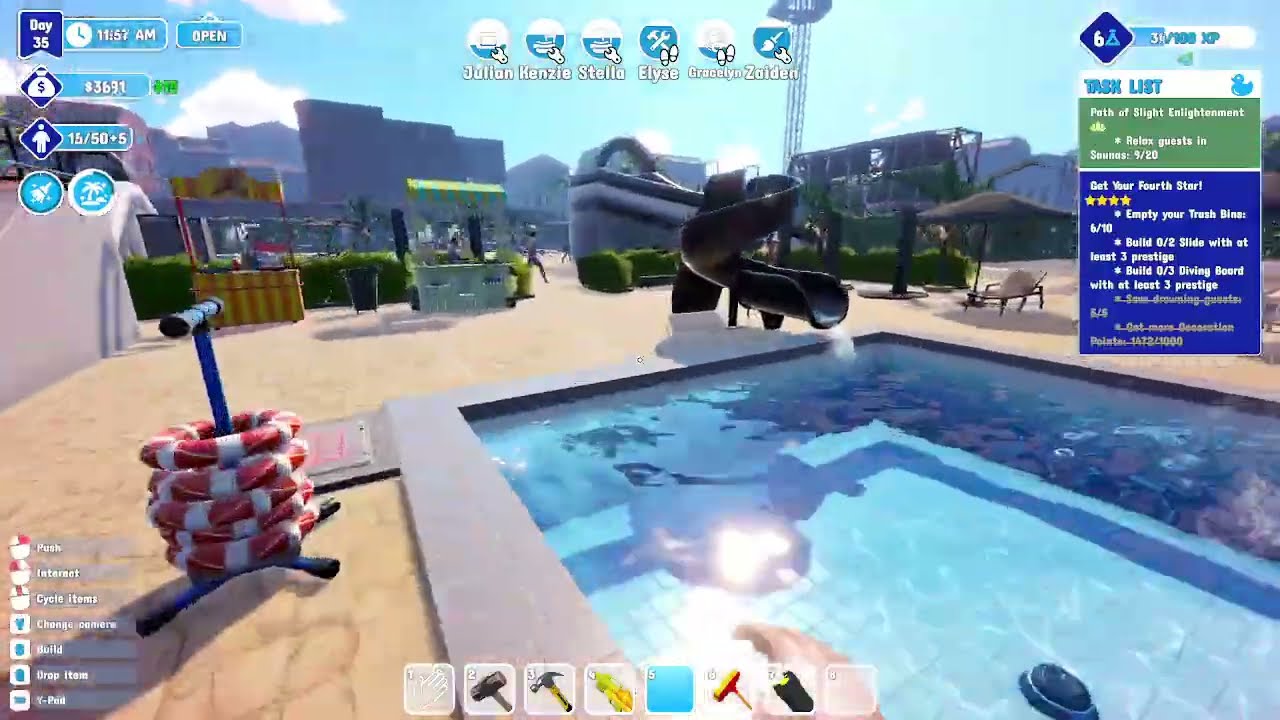 Waterpark Simulator - suwoo_gaming