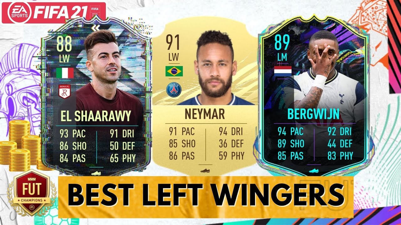 Top 10 BEST Left Wingers in FIFA 21