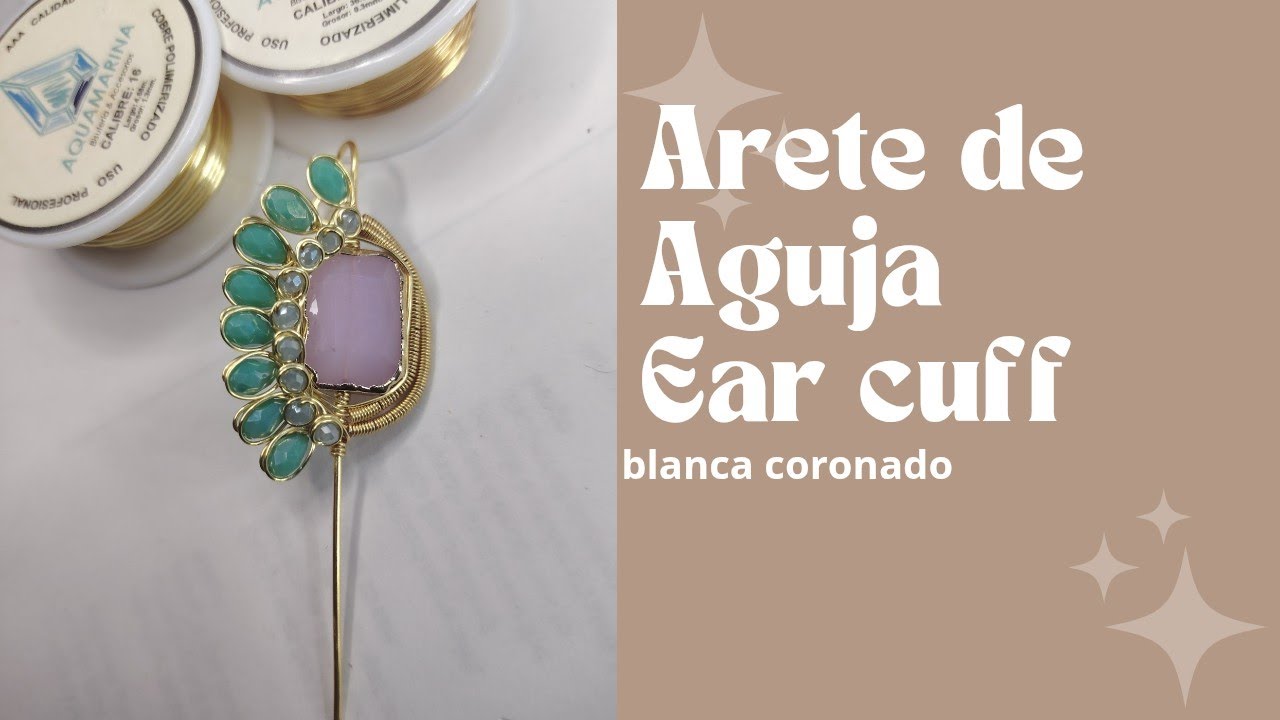 arete de aguja en alambrismo