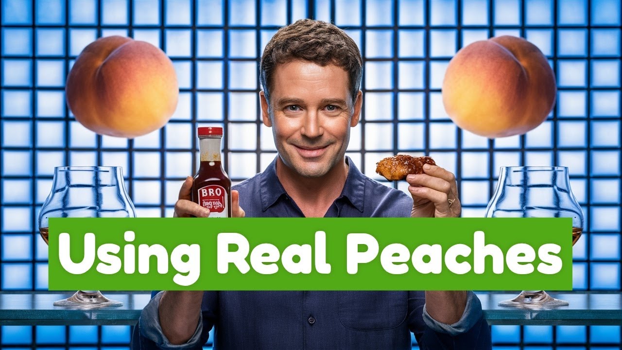 I Made BBQ Sauce From Peach & Cognac