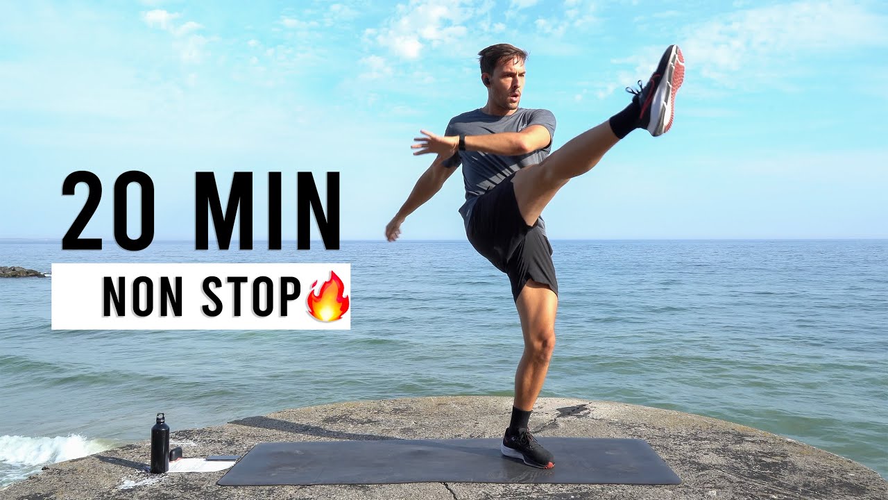 20 MIN NON STOP CARDIO Workout | Full Body HIIT (No Equipment, Home Workout)