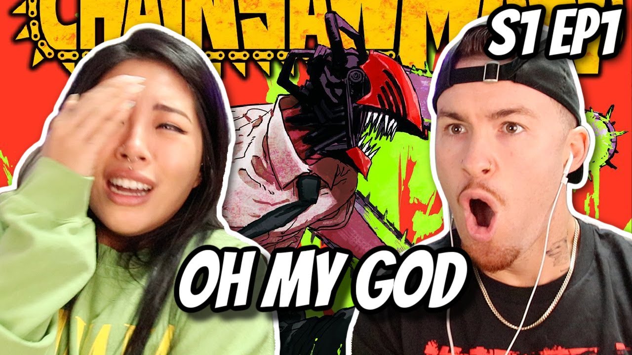 She Couldn't Watch! 😳 | Chainsaw Man Reaction S1 Ep 1