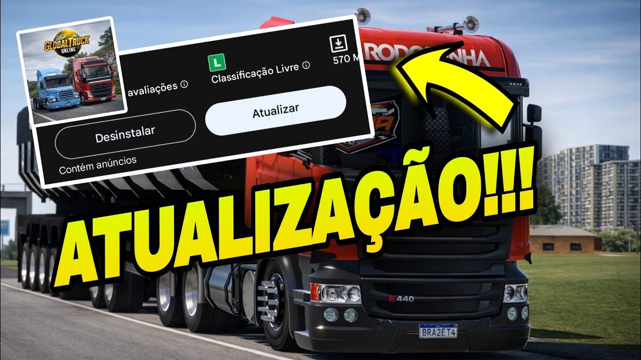 TESTANDO A NOVA ATUALIZAÇÃO DO GLOBAL TRUCK : O QUE MUDOU? 🚛🏄🏻‍♂️