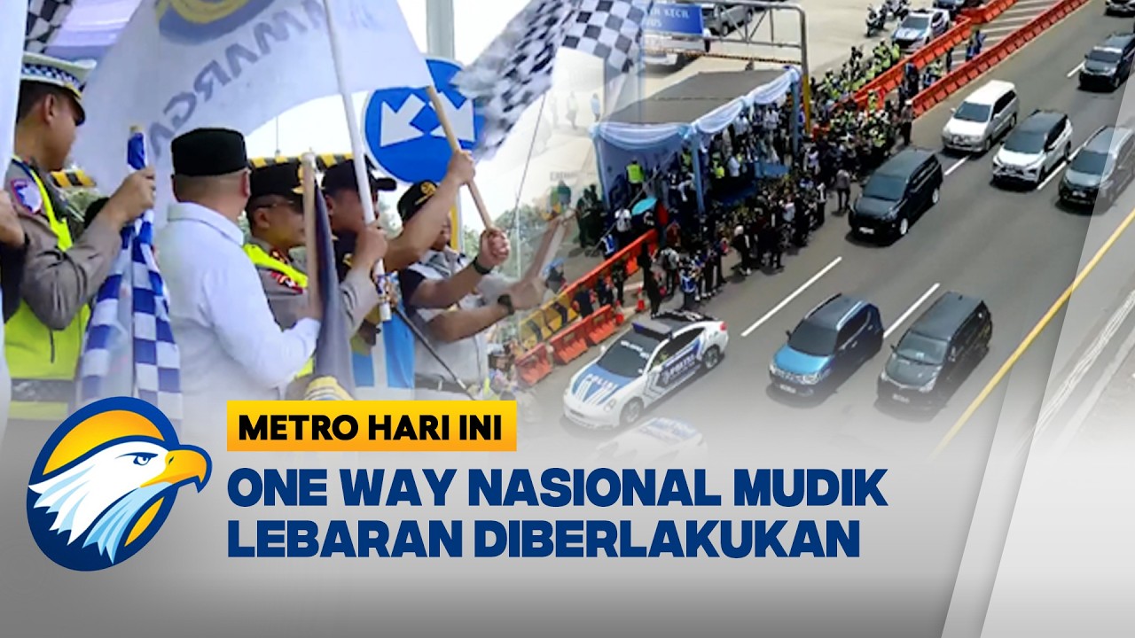 One Way Nasional Berlaku di Tol Jakarta Cikampek - [Metro Hari Ini]