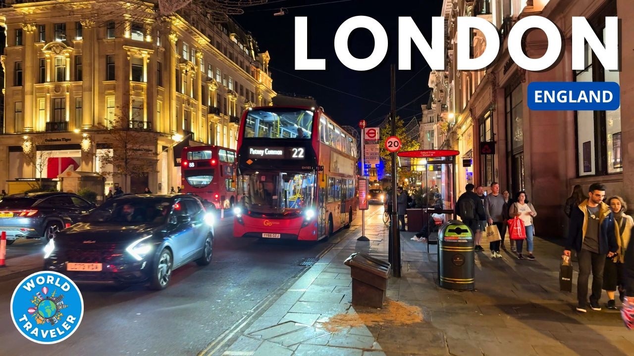 London Night 4K Walking Tour | Magical City Lights