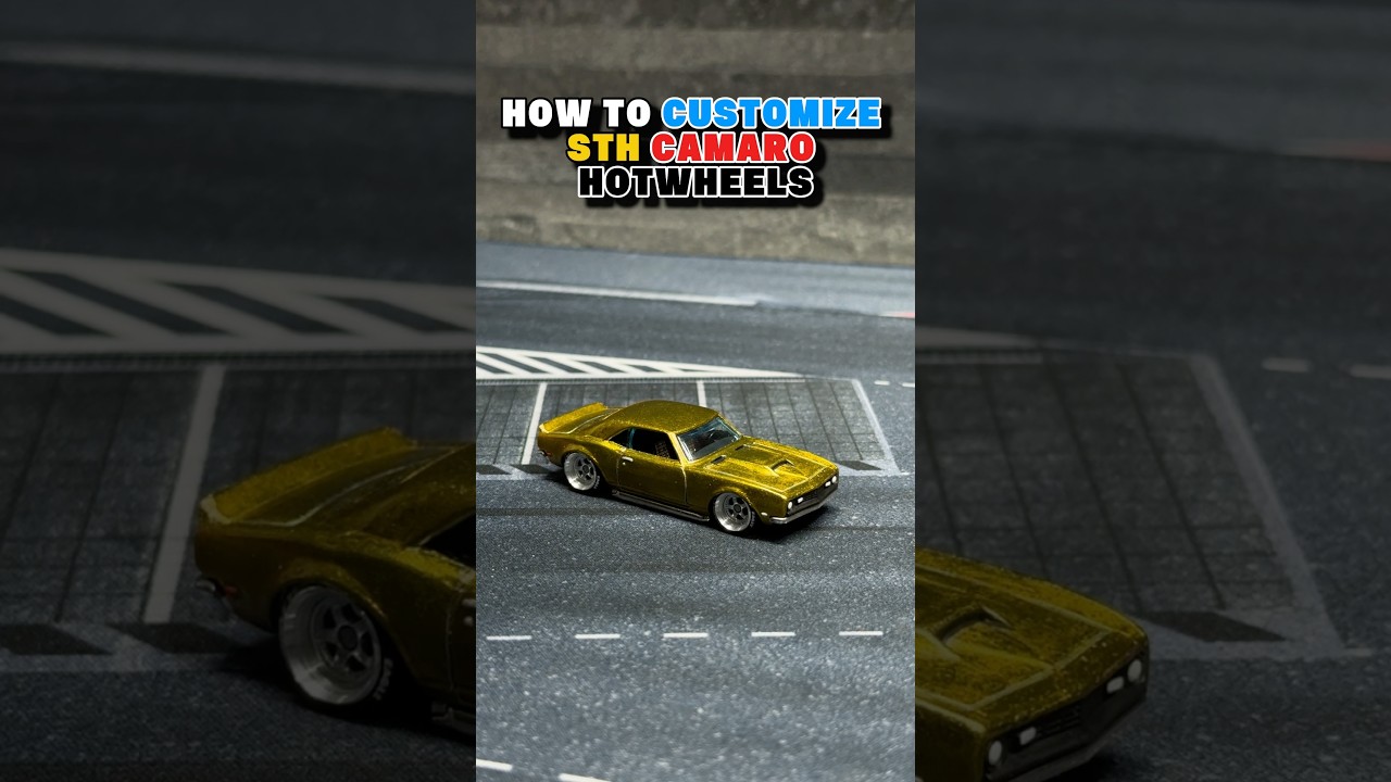 HOW TO CUSTOMIZE STH CAMARO #hotwheels #sth #camaro