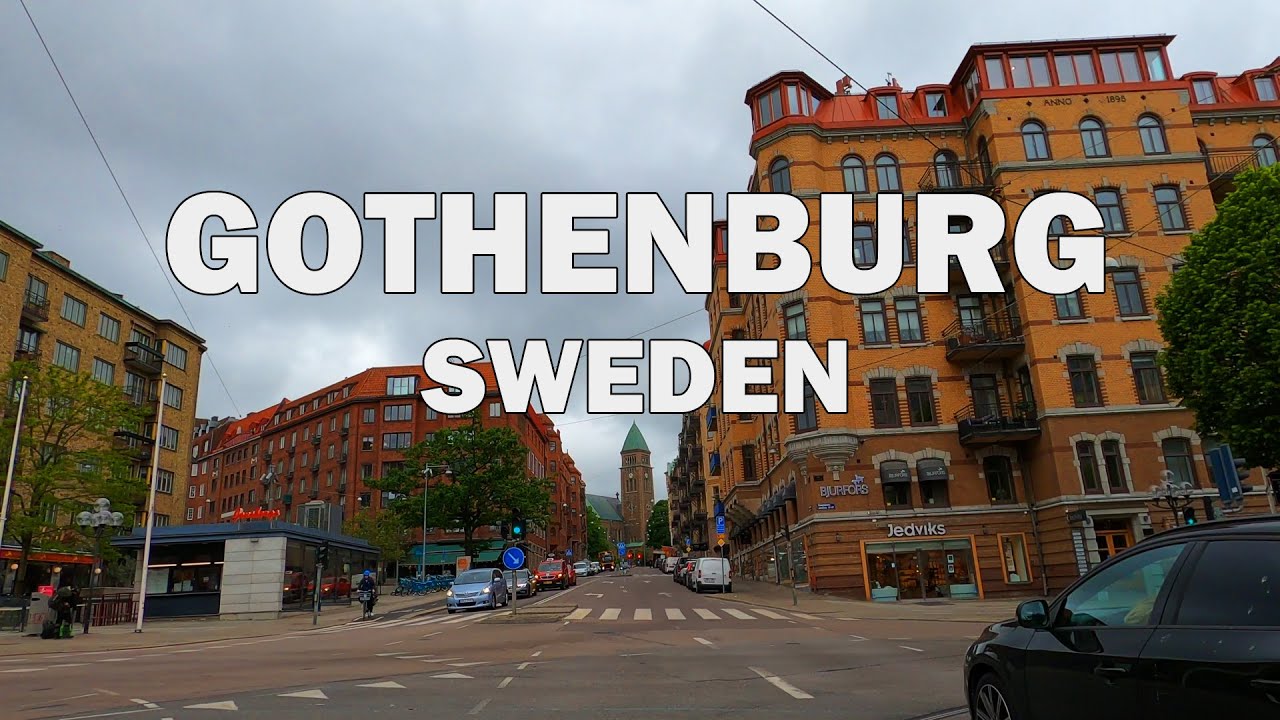 Gothenburg, Sweden - Driving Tour 4K