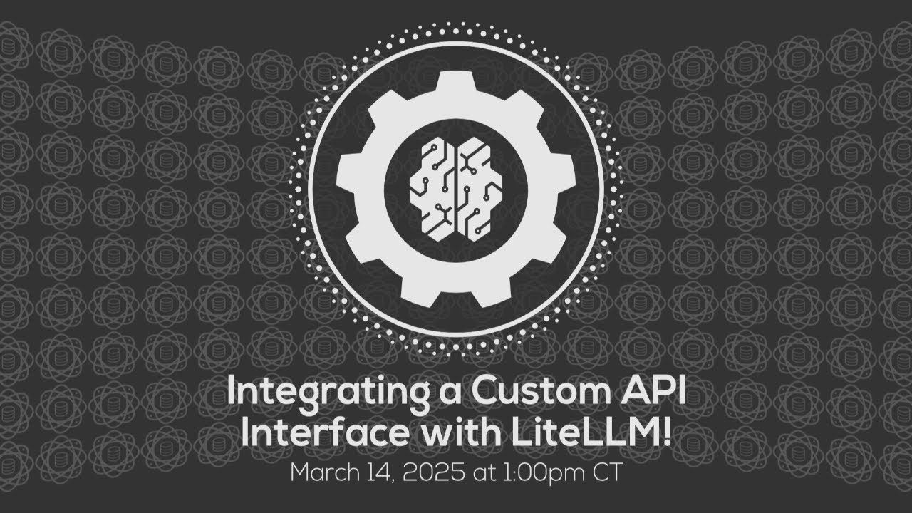 Integrating a Custom API Interface with LiteLLM