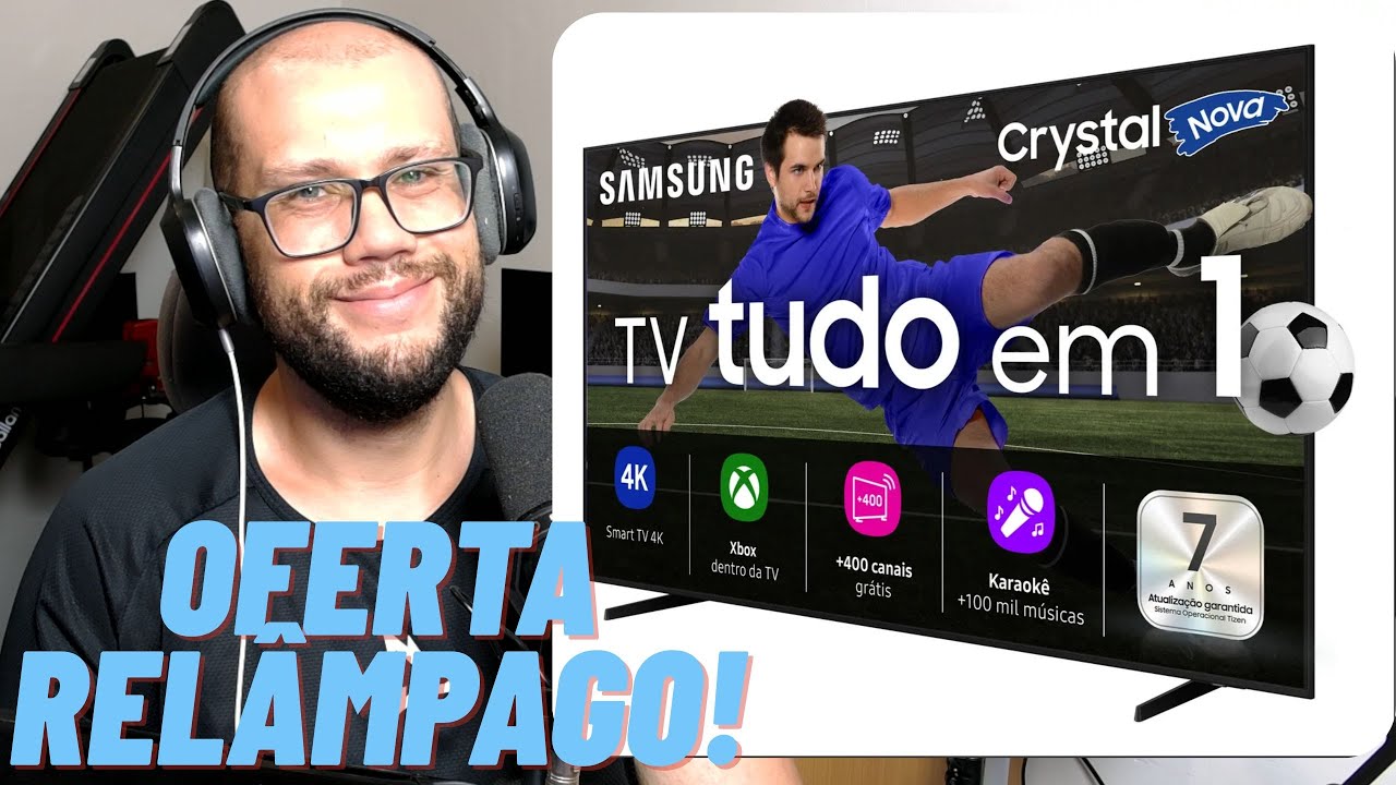 CORRE! Smart TV Samsung 50 Crystal UHD 2025 U8600f em OFERTA RELÂMPAGO!