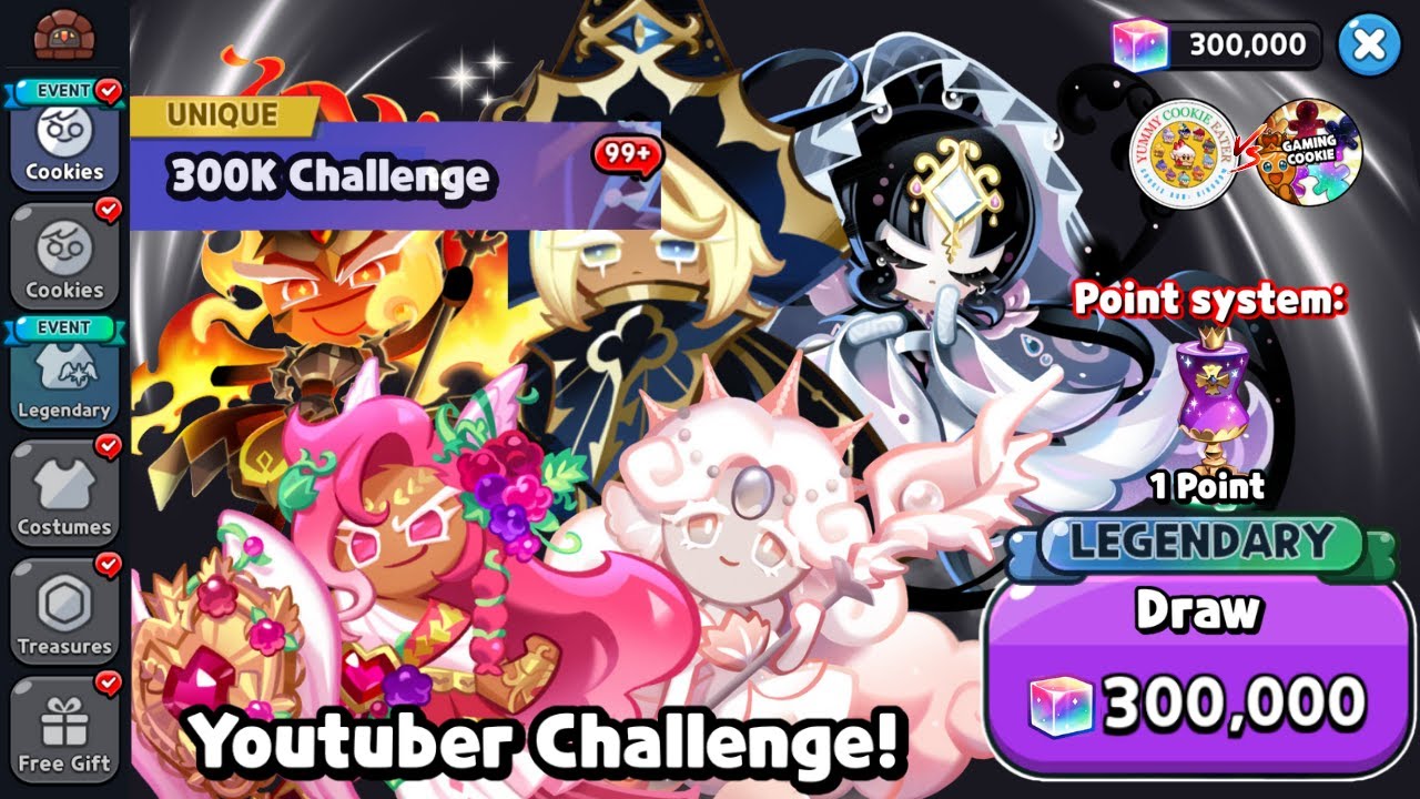 300K rainbow cubes?! I challenged another CRK YOUTUBER, to a Gacha CHALLENGE!🔥