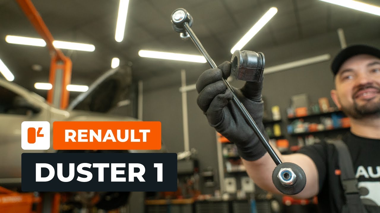 Comment changer les biellettes et paliers de barre stabilisatrice arrière sur une RENAULT DUSTER 1