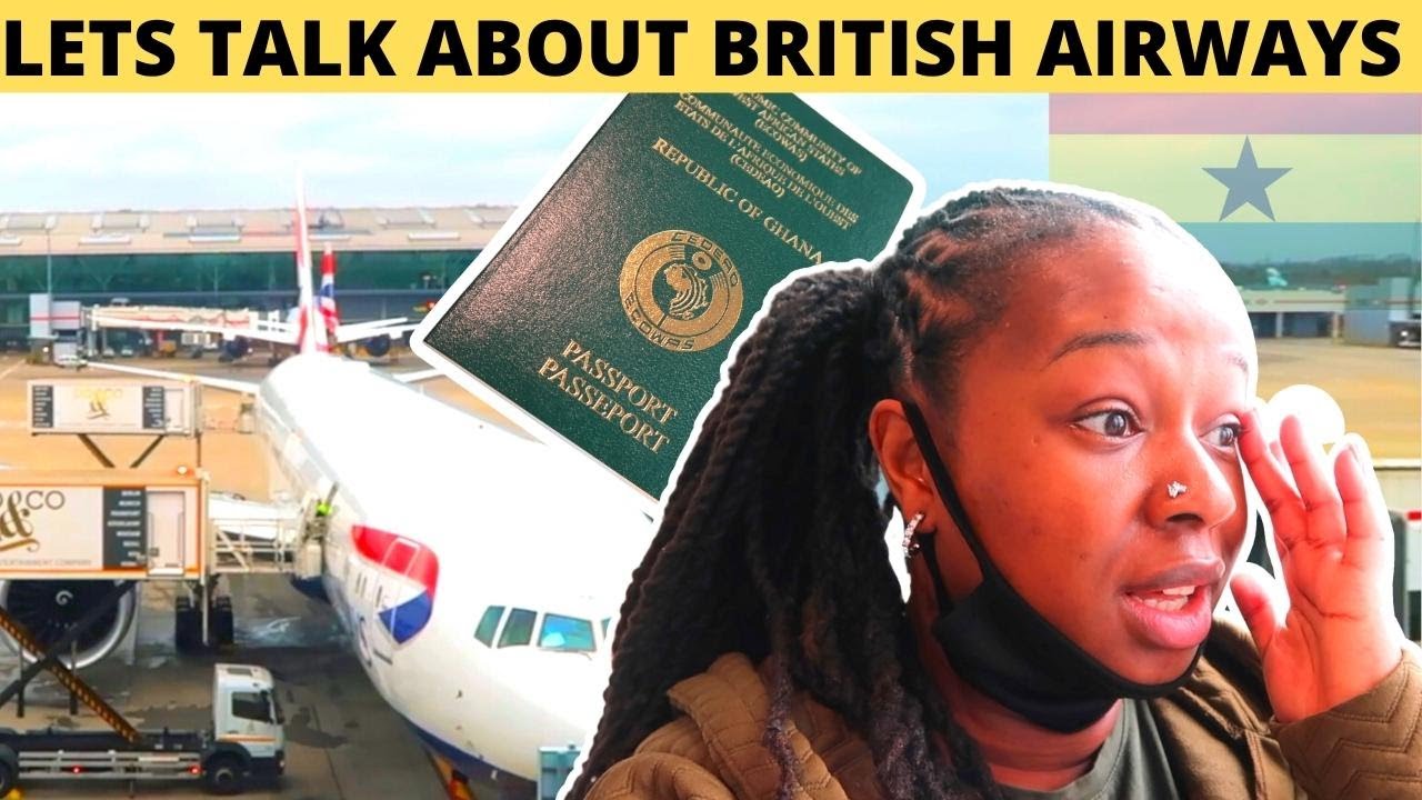 My flight from the UK to Ghana