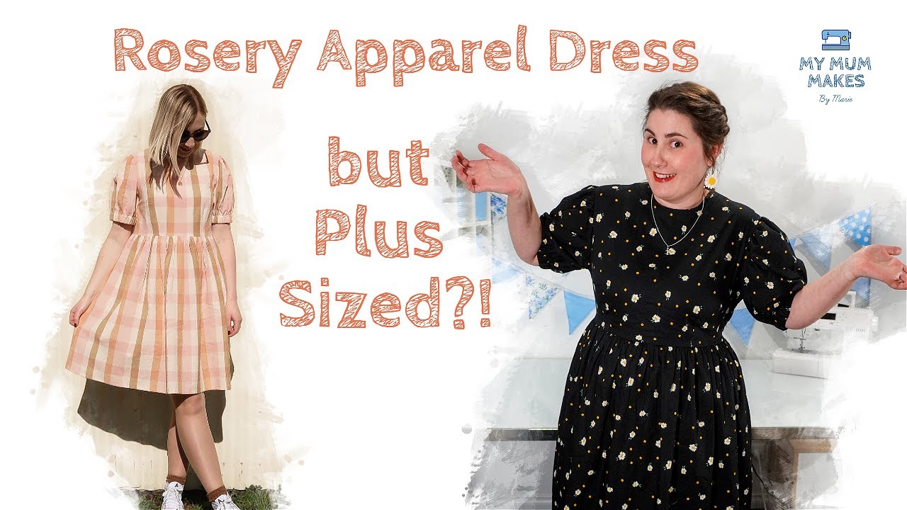 REVIEWING ROSERY APPAREL SEWING PATTERN | Pansy “Perfect” Dress but PLUS SIZED?!