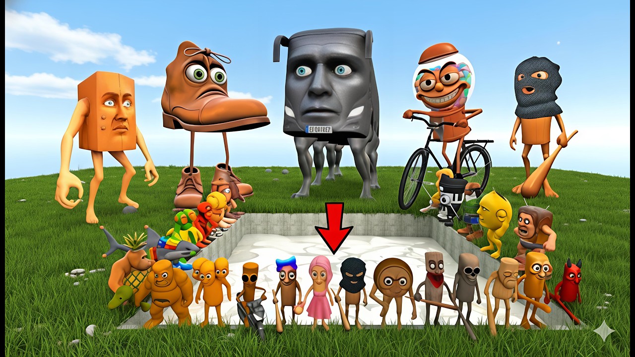 Spartan Kicking Brainrot Italian Memes in The Glue Pit | Garry's Mod