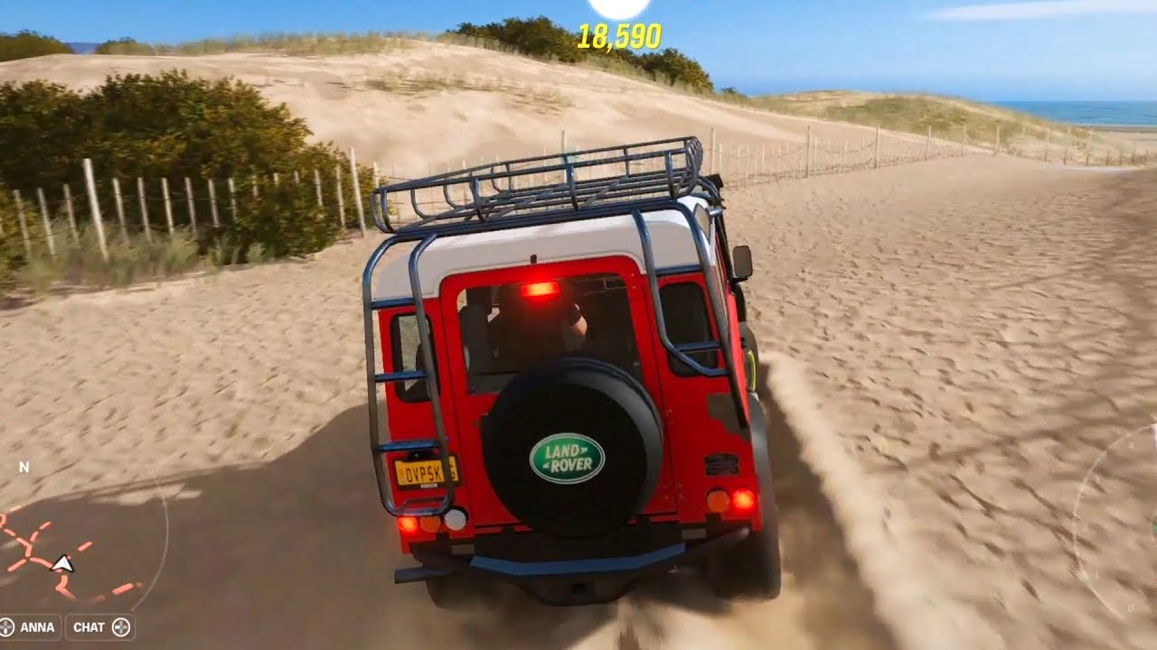 Forza Horizon 4 - Land Rover Defender 90 V8 Modern Offroad Tuning - Open World Free Roam Gameplay