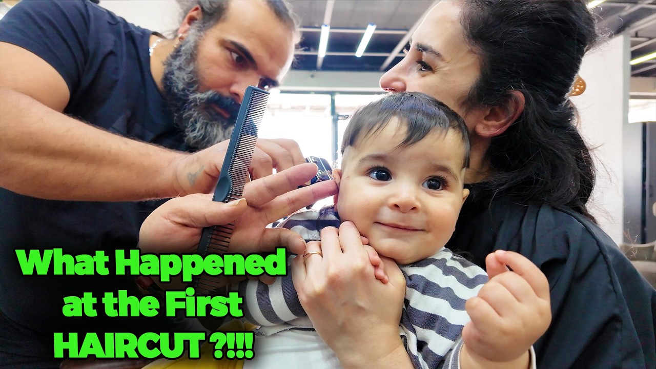 First Haircut of my Son! 😎 Mustafa Kemal Haircut ❤
