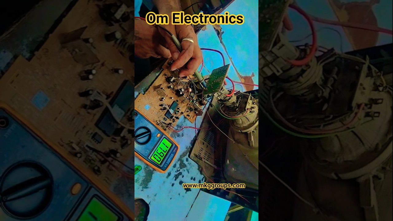 Colour TV No Display #colourtv #repairwork #mkgtech #electrical #electronic #repair