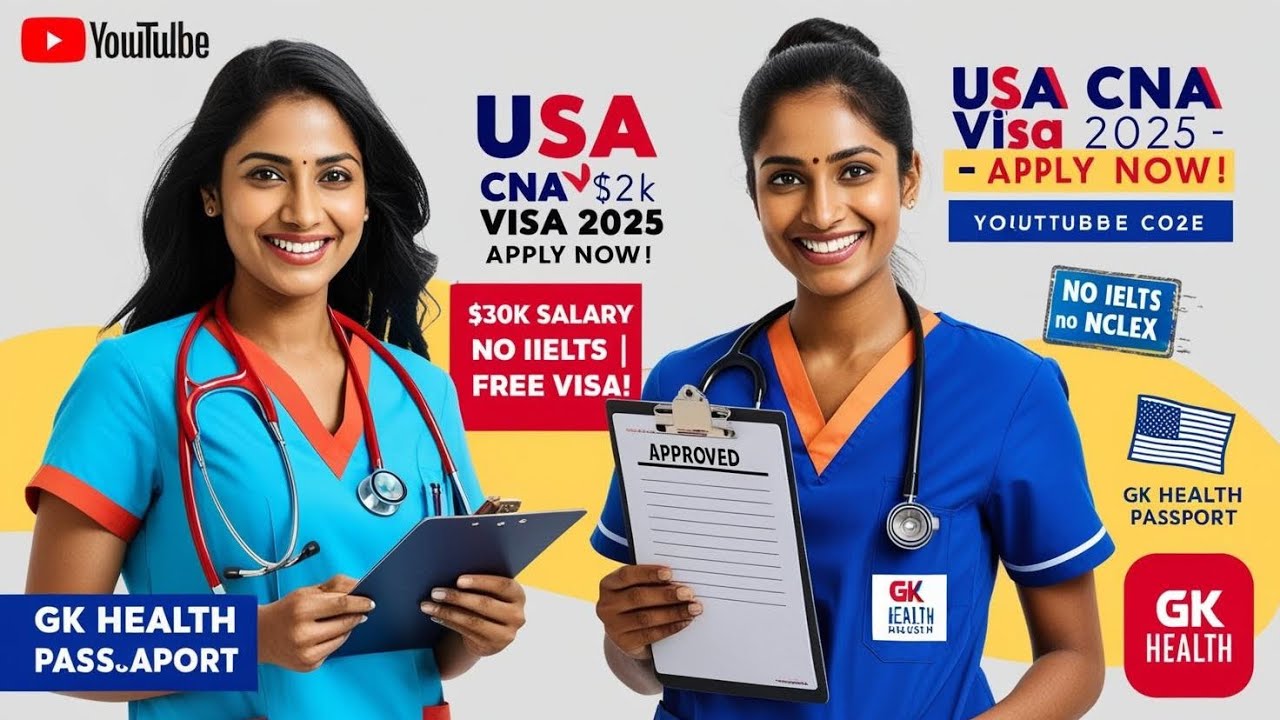 Вакансии CNA в США в 2025 году | Зарплата 30 тыс. долларов, без NCLEX и IELTS | Бесплатная виза +...