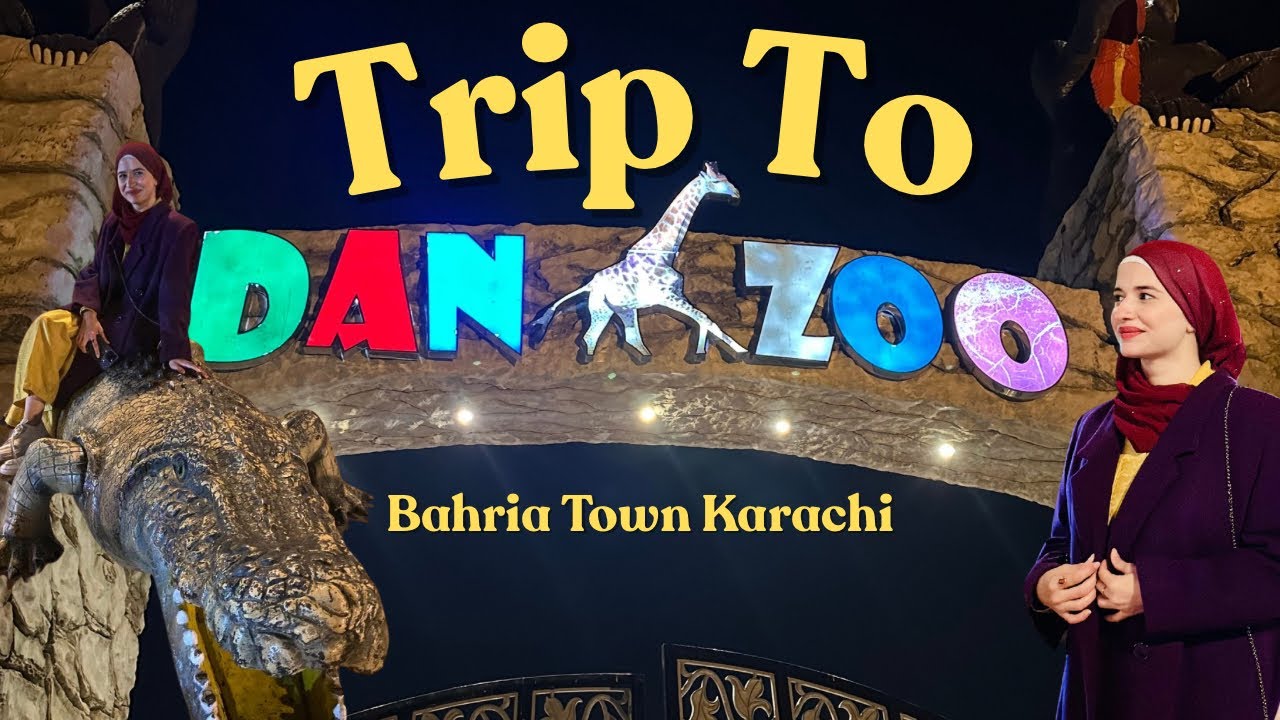 A Fun Day at DanZoo | Bahria Town Karachi Vlog 🦓 #danzoo #bahriatownkarachi #zoovlog #sidrakarim 
