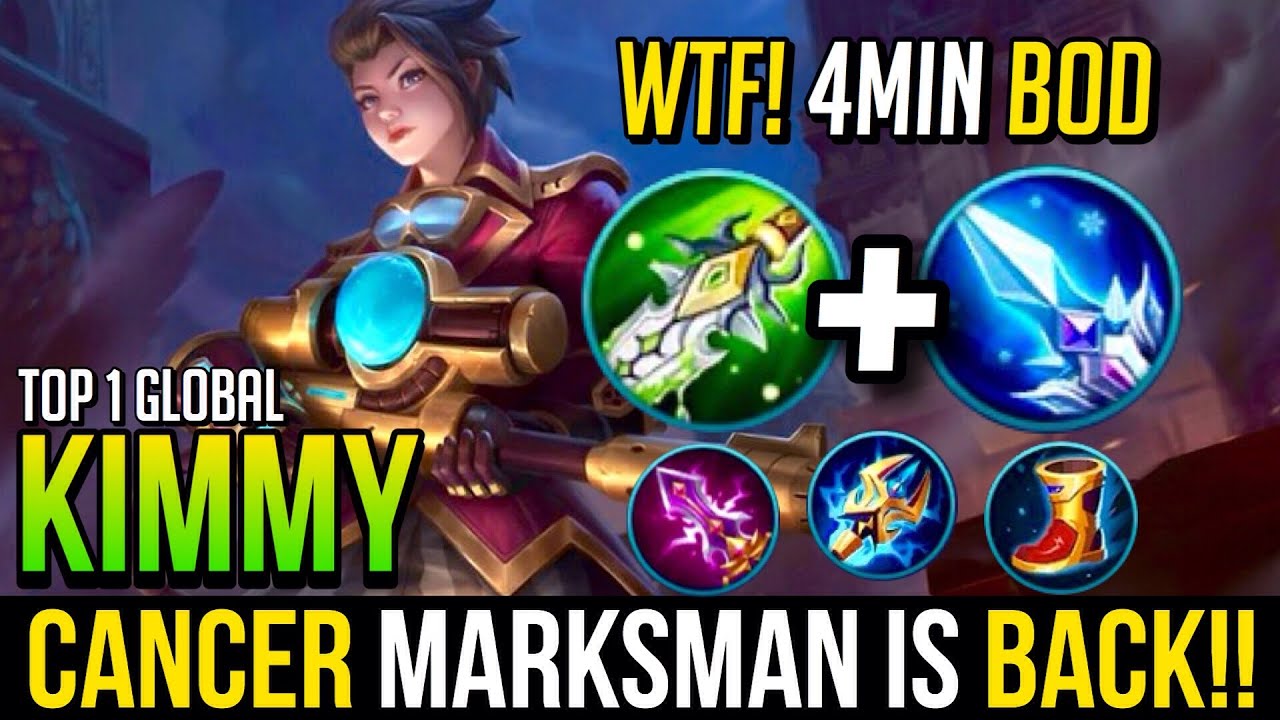 Super Fast BOD! | Kimmy Best Build & Gameplay | Top 1 Global Kimmy | Mobile Legends