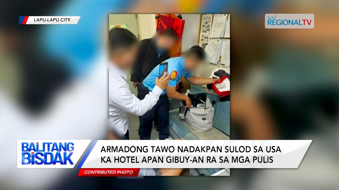 Armadong Tawo Nadakpan sulod sa Usa ka Hotel apan Gibuy-an ra sa mga Pulis | Balitang Bisdak