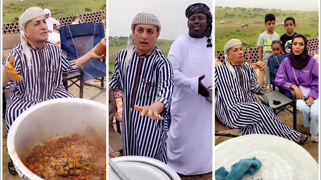 في صلالة .. واحلى طبخة مالح تحت العيش .. وتجمع الاحباب والمشاهير .. سوالف الشيف خالد حرية