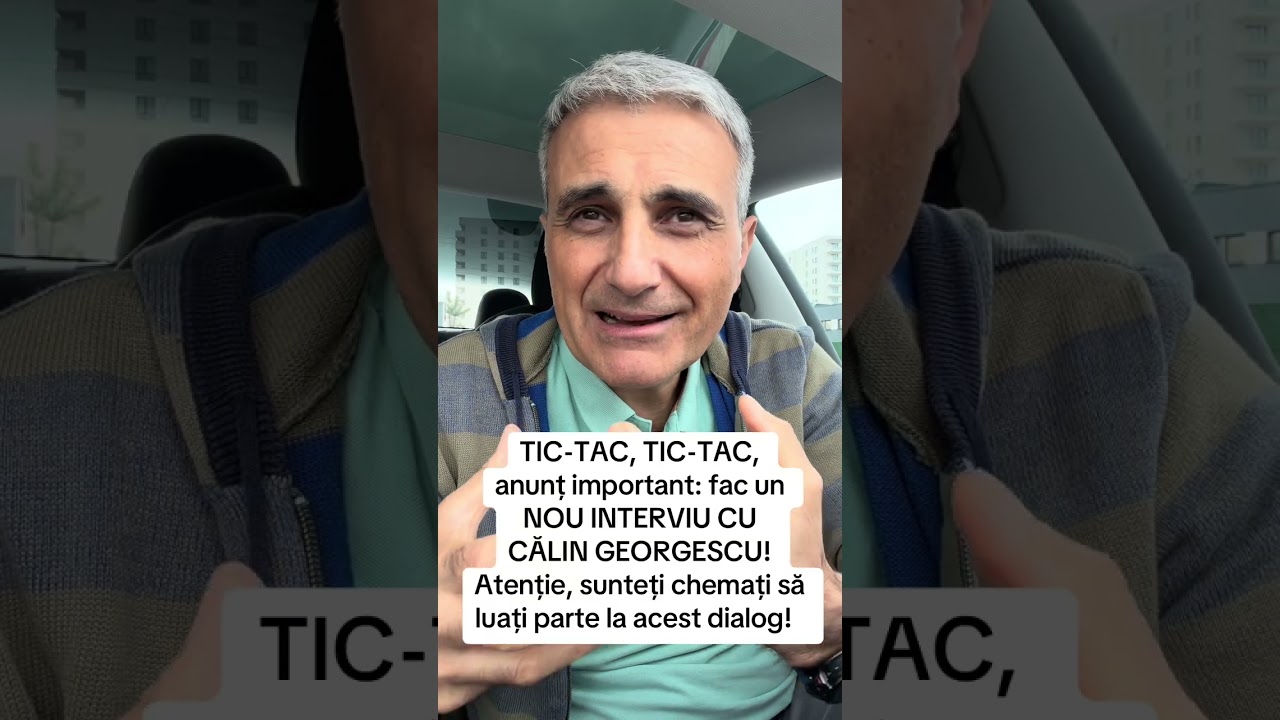 TIC-TAC, TIC-TAC, pregătiți-vă: Călin Georgescu va face anunțul!