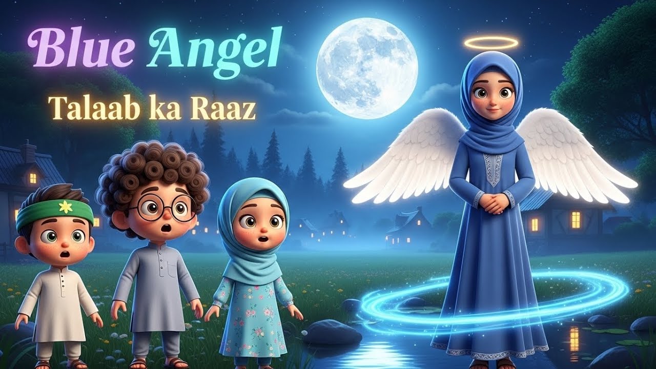 Blue Angel Or Talaab Ka Raaz | سچائی ہمت اور ایمانداری | Islamic Moral Story | Islamic Kids Stories