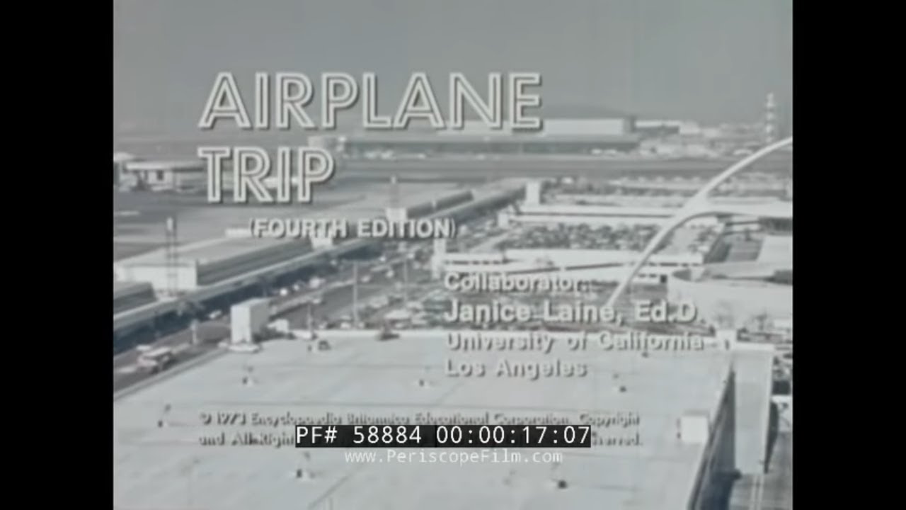 AIRPLANE TRIP  1970s EDUCATIONAL FILM  NATIONAL AIRLINES DC-10  58884