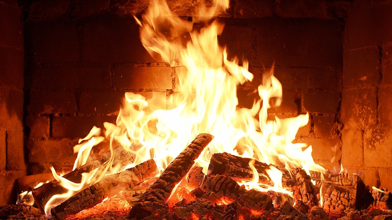 🔥 Cozy Fireplace 4K. Fireplace with Crackling Fire Sounds. Fireplace 4K UHD