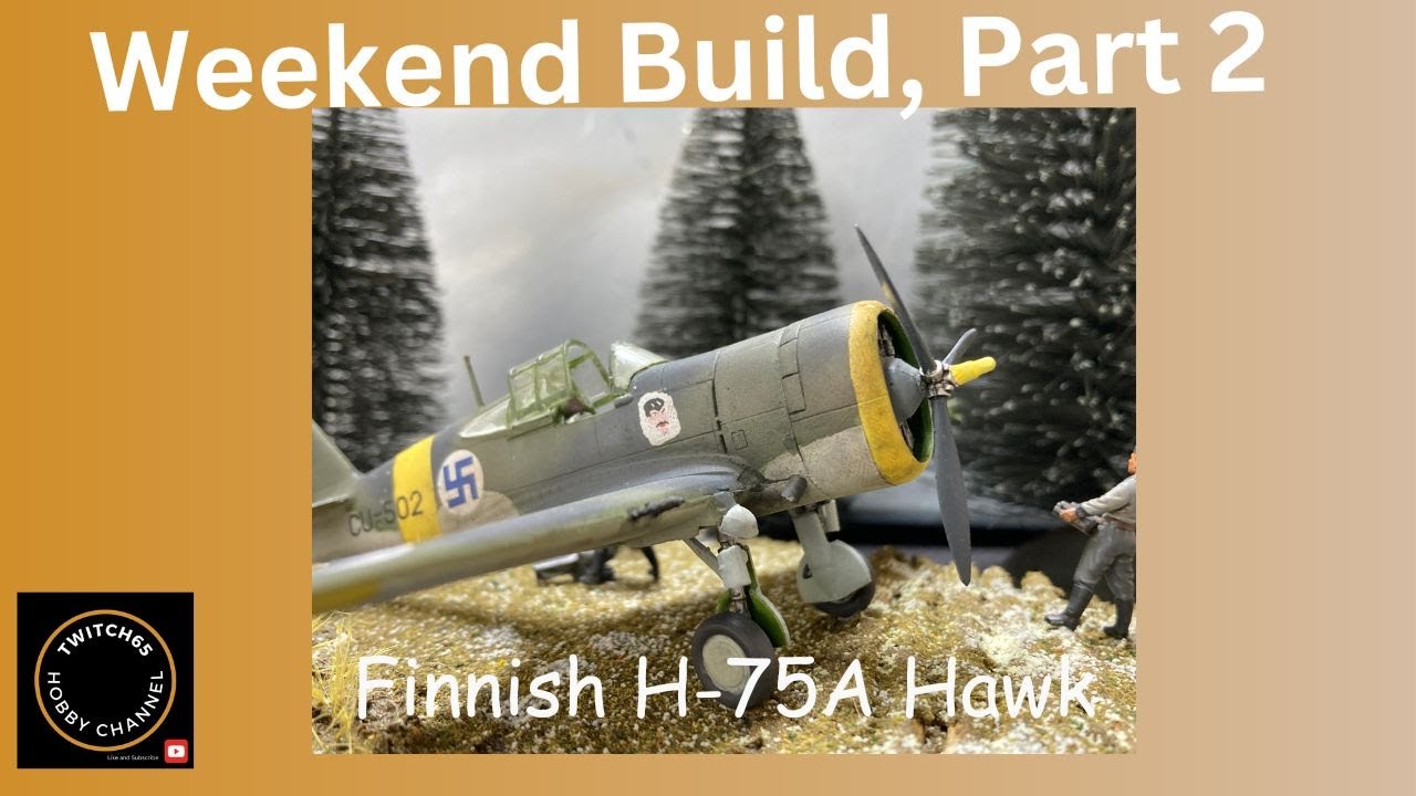 Curtiss Hawk H 75 Weekend build , Part 2