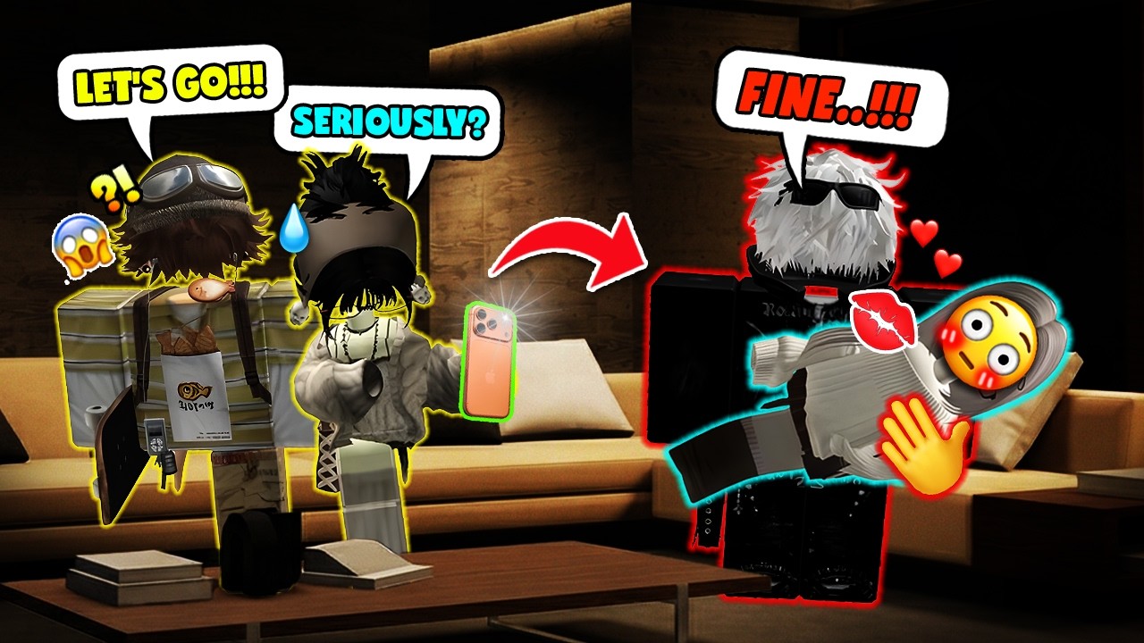 🔥 Кажется, он меня ненавидит... Но что это был за поцелуй? 😳 История в Roblox (TTS)