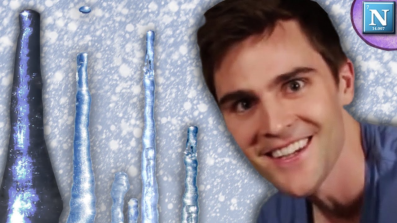Instant Freezing Water: Worlds Largest Reverse Icicle