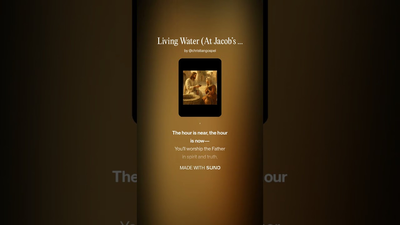Living Water At Jacob’s Well (John 4:5–42)