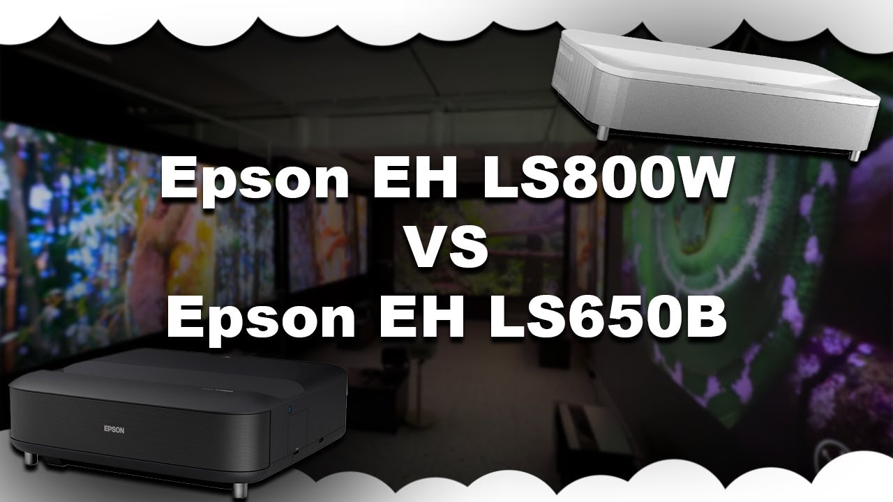 Epson EH-LS800W vs Epson EH-LS650B – Какой проектор лучше? Полное сравнение и тест!