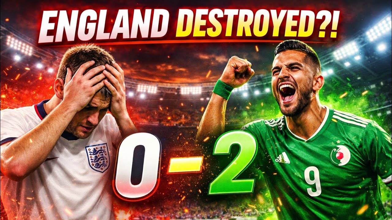 ALGERIA DESTROYED ENGLAND 2–0 😱 | England vs Algeria Full Match | eFootball Gameplay