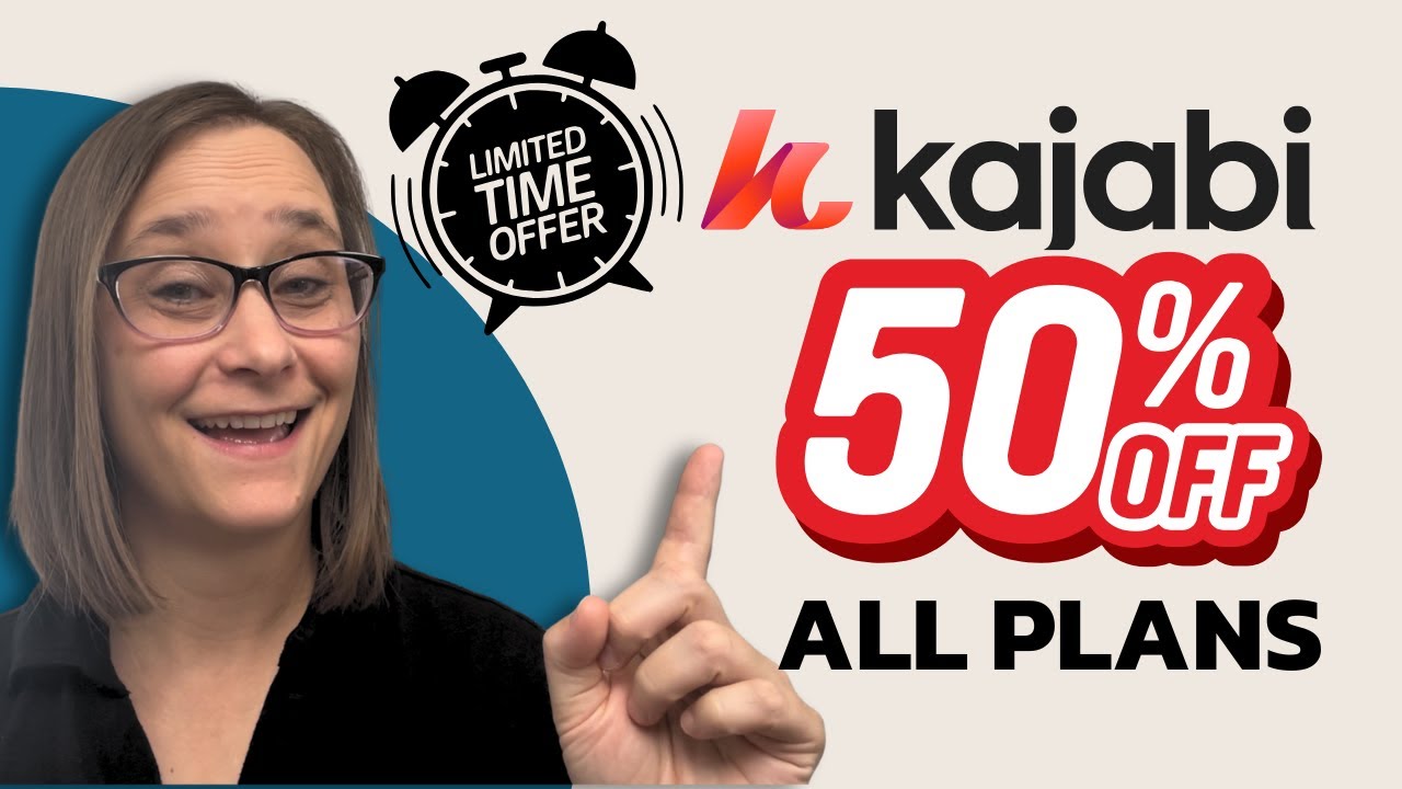 Kajabi Pricing Plans Explained PLUS 50% Off Kajabi for 1 Year!